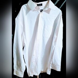 Stafford Crisp White Dress Shirt